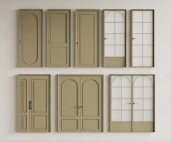 French Style Single Door-ID:820913089