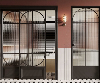 French Style Single Door-ID:555920615