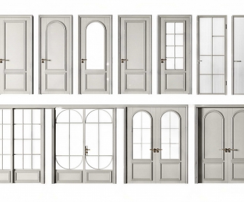 French Style Single Door-ID:771330123