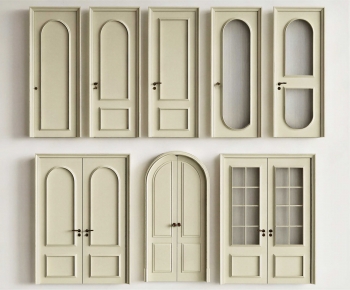 French Style Single Door-ID:499804026