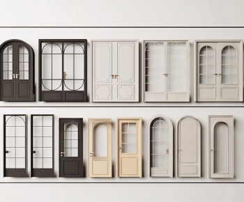 French Style Single Door-ID:573915006