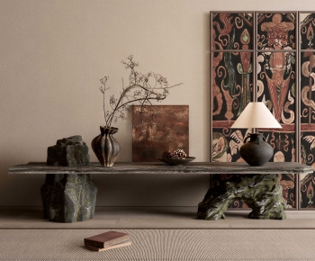 Wabi-sabi Style Console-ID:638262035