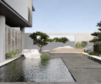 Modern Courtyard/landscape-ID:779380081