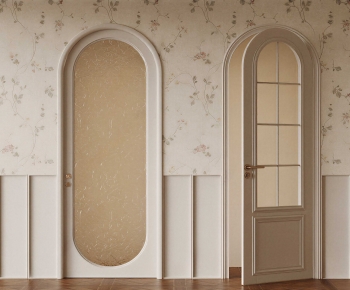 French Style Single Door-ID:886694919