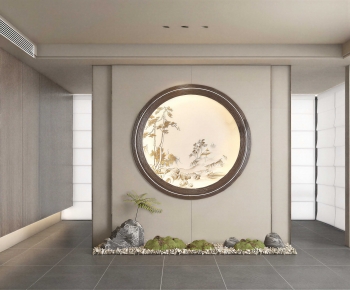 New Chinese Style Hallway-ID:210969921
