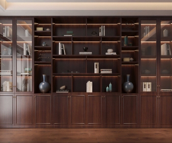 New Chinese Style Bookcase-ID:984709028