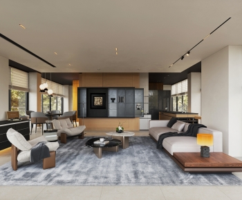 Modern A Living Room-ID:863300098