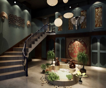 Southeast Asian Style Residential Hostel-ID:670325049