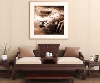 Chinese Style A Sofa For Two-ID:187237022