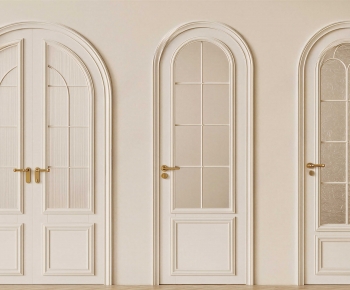 French Style Single Door-ID:257659043