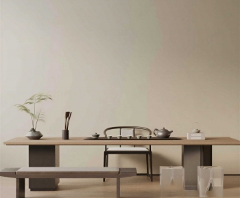 New Chinese Style Tea Tables And Chairs-ID:218319991