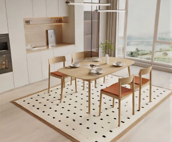 Nordic Style Dining Table And Chairs-ID:796359063