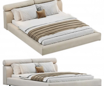 Modern Double Bed-ID:961306104
