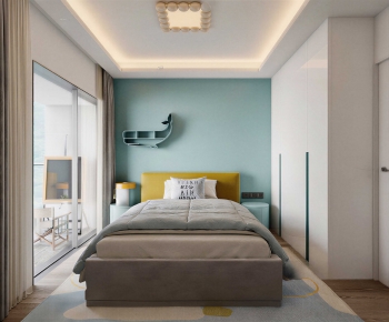 Modern Boy's Room And Son's Room-ID:905178073