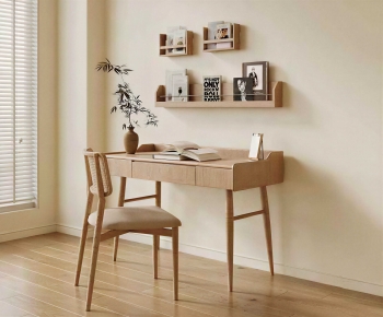 Modern Computer Desk And Chair-ID:338485966
