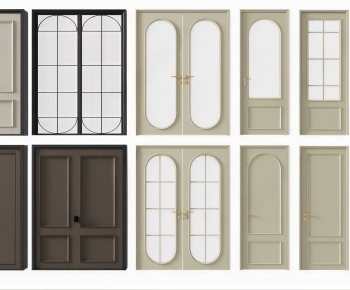 French Style Single Door-ID:995728024