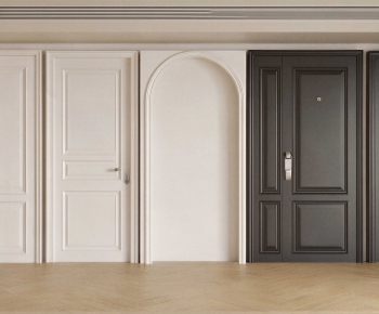 French Style Single Door-ID:831693898