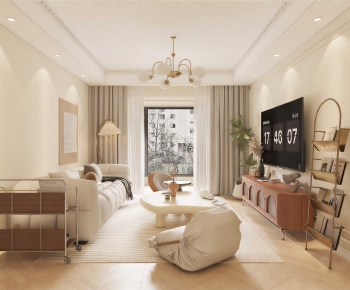 French Style A Living Room-ID:642277009