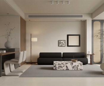 Modern A Living Room-ID:970602995