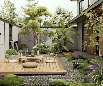 New Chinese Style Courtyard/landscape-ID:155389359
