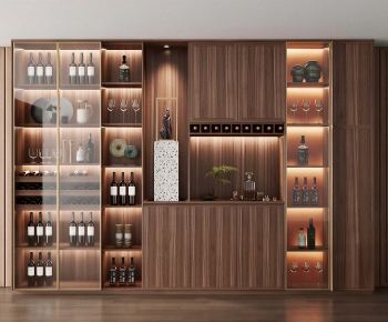 New Chinese Style Wine Cabinet-ID:622342118