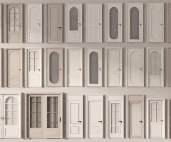 French Style Single Door-ID:309895041