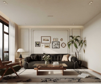 Modern A Living Room-ID:386424063