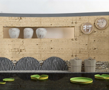 New Chinese Style Rockery Waterscape-ID:234699224