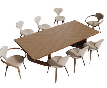 Modern Dining Table And Chairs-ID:471623907
