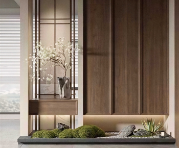 New Chinese Style Hallway-ID:746944909