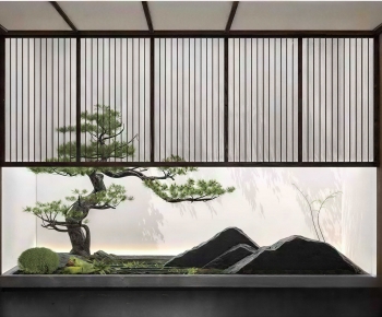 New Chinese Style Plant Landscaping-ID:838212018