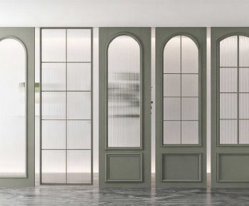 French Style Glass Screen Partition-ID:260483037