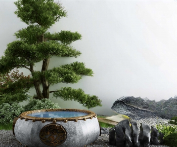 New Chinese Style Rockery Waterscape-ID:794150111