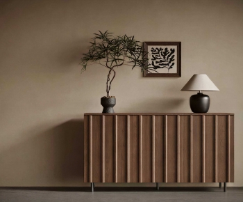 Wabi-sabi Style Side Cabinet-ID:536953936