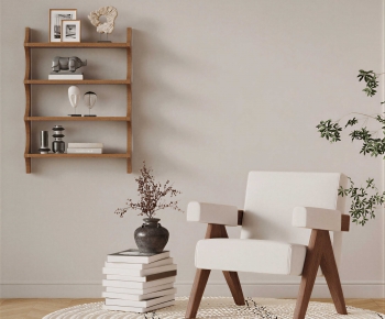 Wabi-sabi Style Lounge Chair-ID:719383003