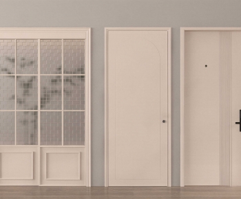 French Style Single Door-ID:372158059