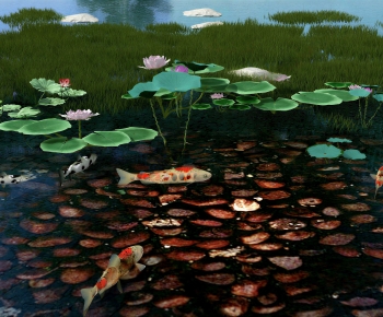 New Chinese Style Rockery Waterscape-ID:221518043