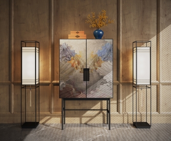 New Chinese Style Decorative Cabinet-ID:284009074