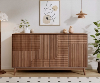 Wabi-sabi Style Side Cabinet-ID:937273987