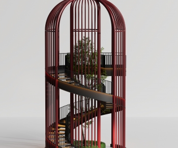 Modern Rotating Staircase-ID:323043117