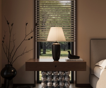 Wabi-sabi Style Bedside Cupboard-ID:224940887