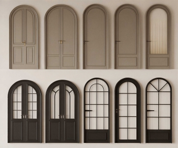 French Style Single Door-ID:466430906