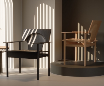 Wabi-sabi Style Dining Chair-ID:334999087