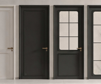 French Style Single Door-ID:918689012