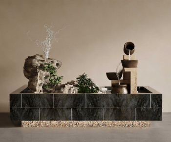 New Chinese Style Rockery Waterscape-ID:208991058