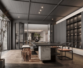 New Chinese Style Tea House-ID:664686923