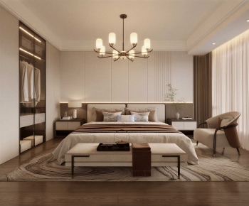 New Chinese Style Bedroom-ID:857547049