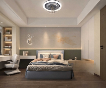 Modern Boy's Room And Son's Room-ID:700587031