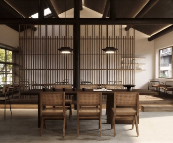 New Chinese Style Teahouse Tea House-ID:294010651