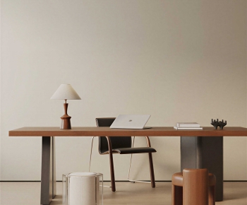 Modern Computer Desk And Chair-ID:285850054